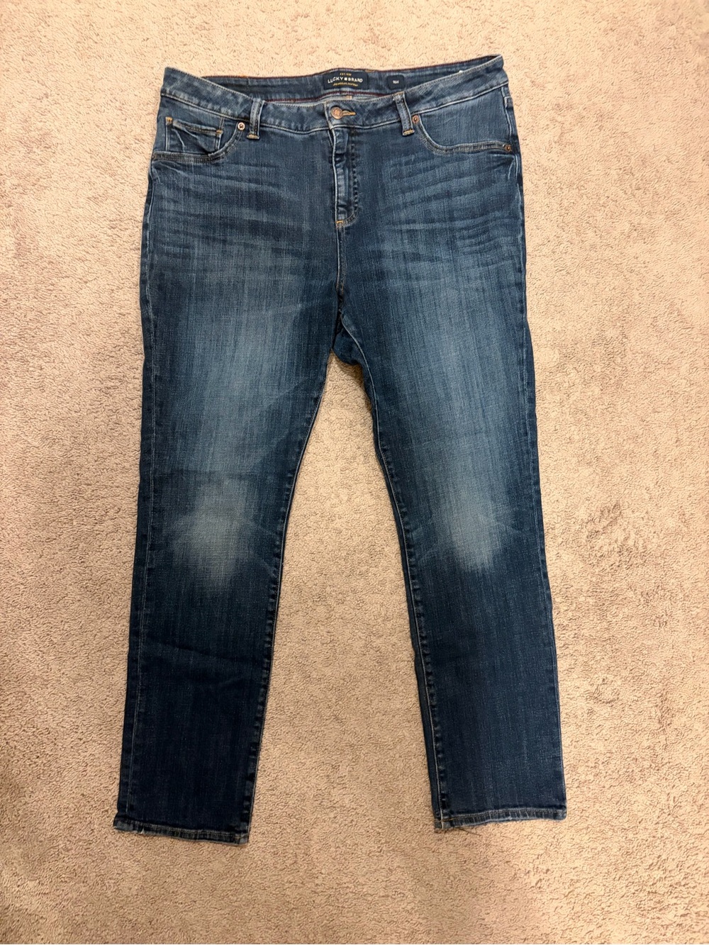 Lucky Brand Dark Blue Straight Jeans